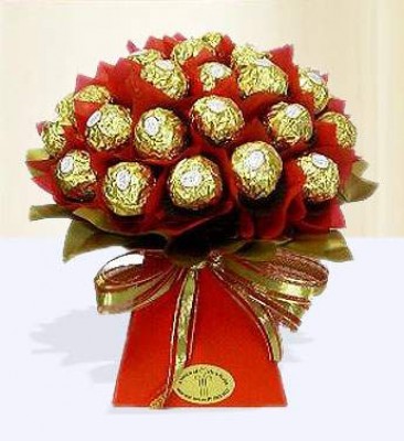 24 Pcs Ferrero Rocher chocolate Bunch 24 Pcs Ferrero Rocher Bouquet